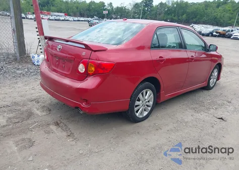 2010 Toyota Corolla S from USA, damaged, VIN 2T1BU4EE0AC331483